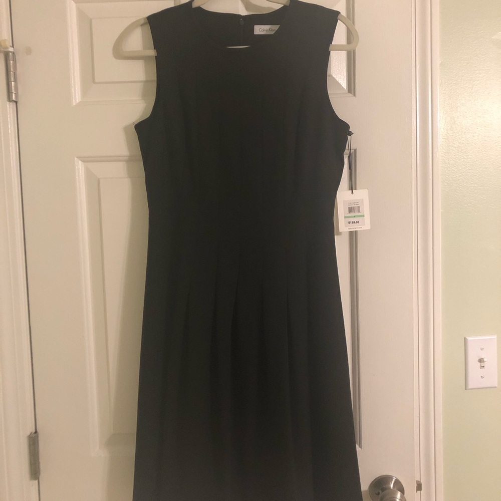Calvin Klein NWT Black Sleeveless Dress